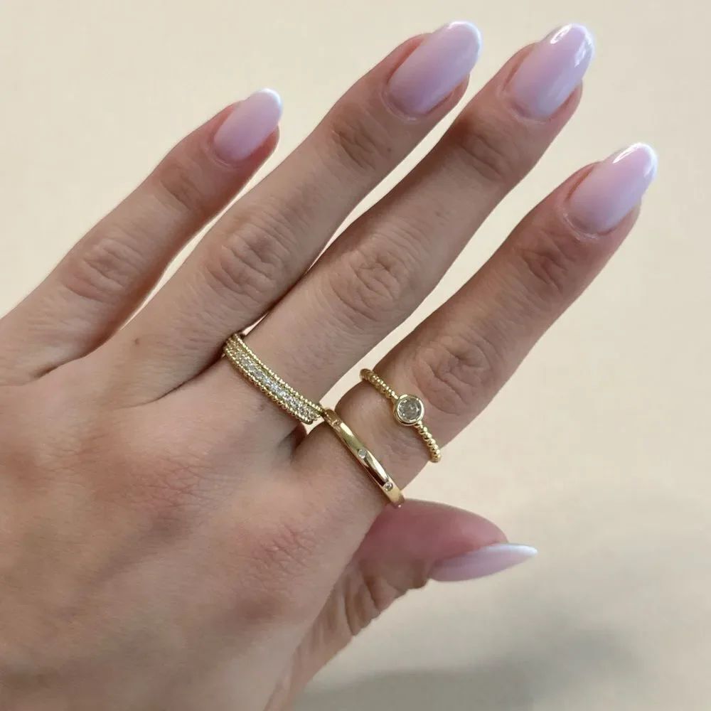 Diamond Ring Set S1084 - Picture 3 of 3